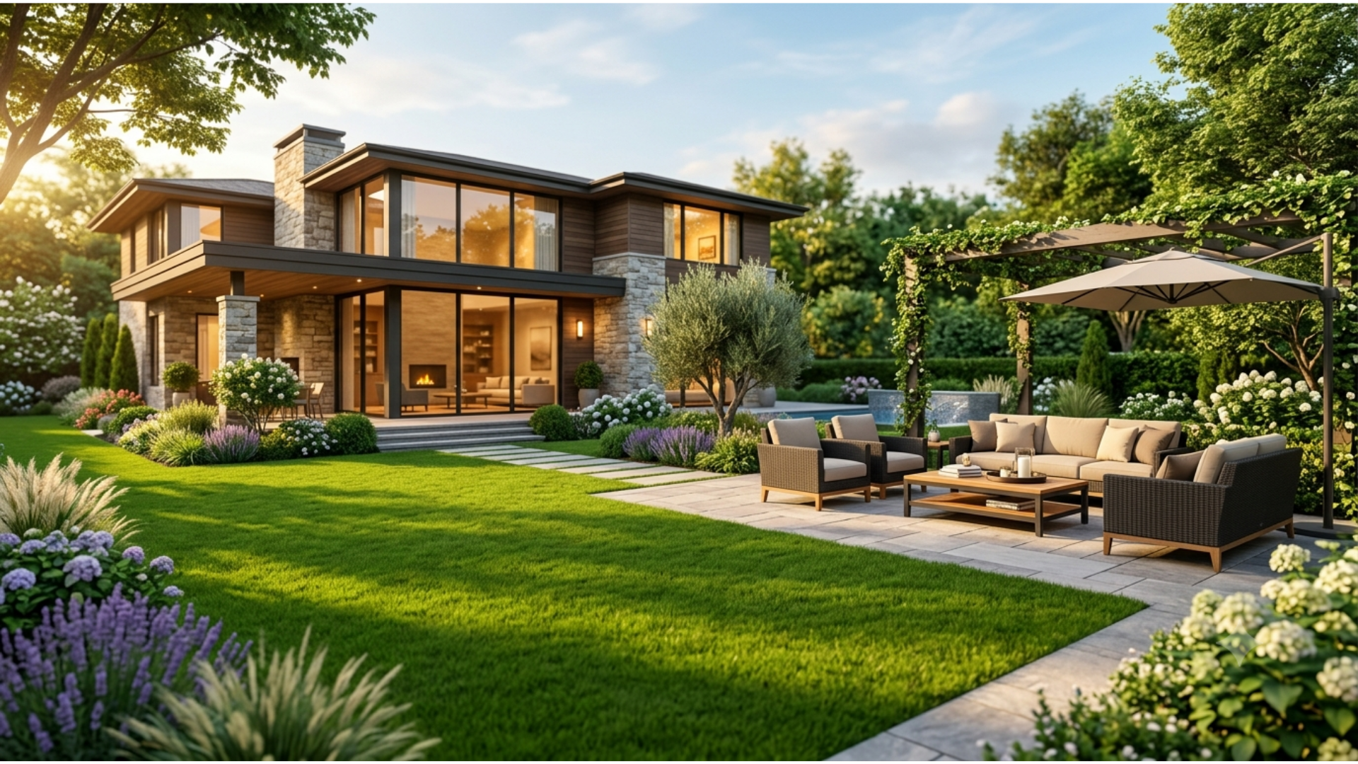 Modern home and garden collection